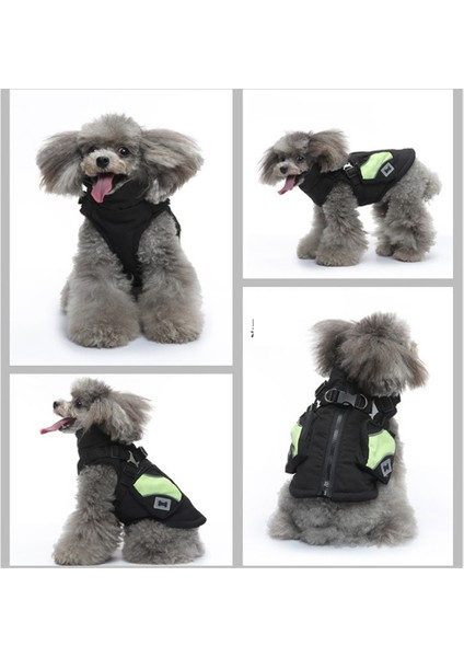 Pet Koşum Tarzı Köpek Için Fermuarlı Ceket (Yurt Dışından)
