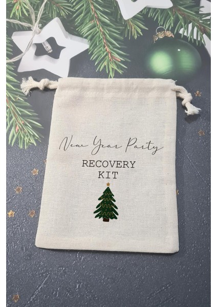 Yılbaşı Ağacı Yılbaşı Partisi Hangover Kit Kesesi