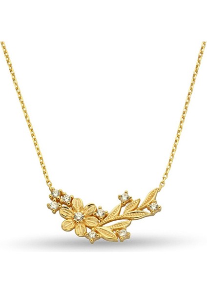 14 K Manolya Çiçeği Altın Kolye 14CGKKLY006