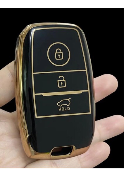 Kia Rio Ceed Soul Sportage Sorento Carens Picanto Lüks Anahtar Koruma Kılıfı Sustasız 3 Tuşlu