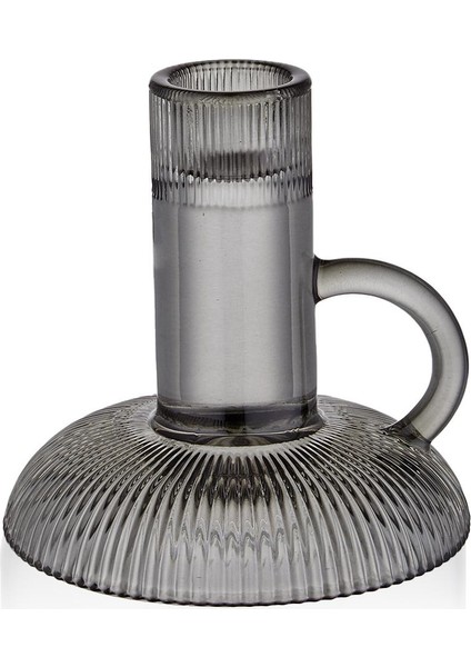 Cam Dekoratif Mumluk Gri 10X10 cm