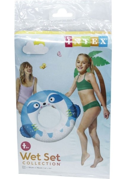 IS59266 Sevimli Hayvanlar Simit 91 x 76 cm 3 Renk - Vardem Oyuncak