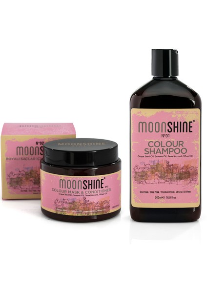 Colour Shampoo - Mask & Condıtıoner Renk Koruyucu Saç Bakım Seti