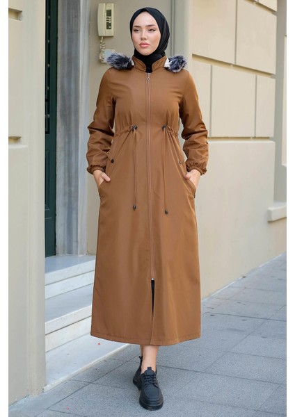 Tam Boy Büyük Beden Mont Taba HM2286