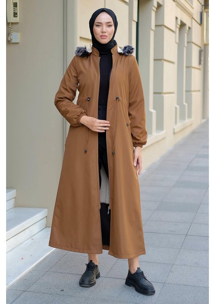 Tam Boy Büyük Beden Mont Taba HM2286 fiyatları
