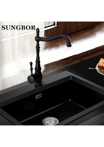 Mutfak Evye Lavabo Bataryası Siyah Tasarım Yeni Ürün