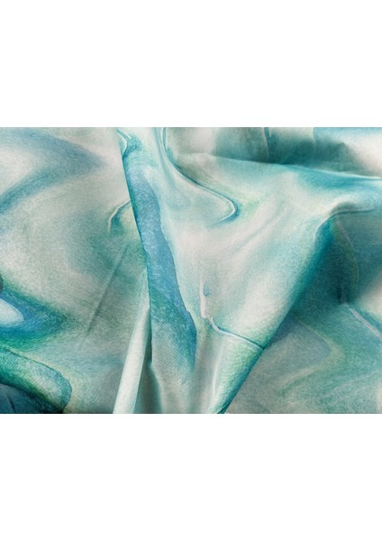 Banyo Duş Perdesi Mermer Desen Yeşil Dijital Baskılı Banyo Perdesi, Tek Kanat C HALKALI-180X200 cm fiyatları