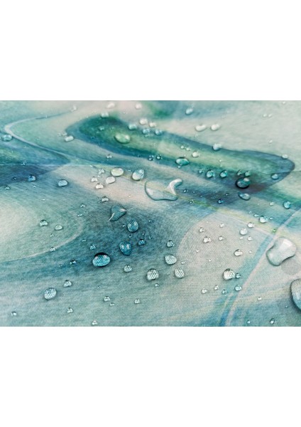 Banyo Duş Perdesi Mermer Desen Yeşil Dijital Baskılı Banyo Perdesi, Tek Kanat C HALKALI-180X200 cm modelleri