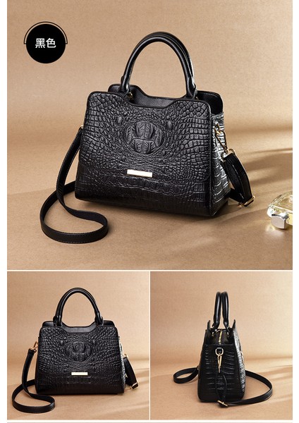 Bayan Çanta 2023 Yeni Avrupa ve Amerikan Retro Timsah Desen Büyük Kapasite Basit Atmosfer (Yurt Dışından) fiyatları