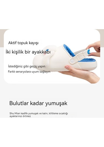 Pamuk Terlik Kadın Kış Evde Sevimli Rahat Sıcak Pamuk Terlik (Yurt Dışından) fiyatları