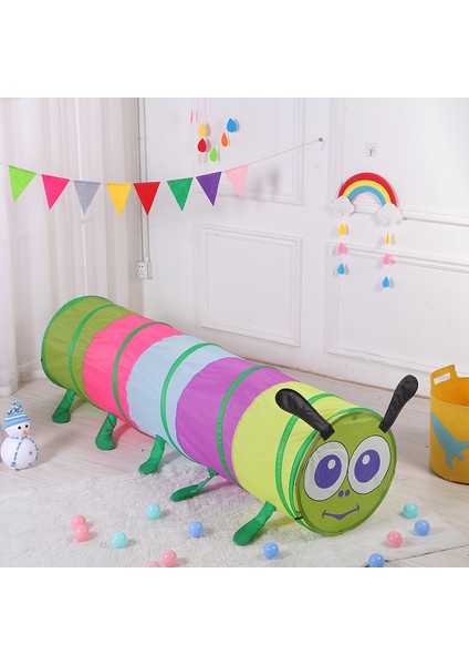 Sunshine Rainbow Tünel Sürüngen Anaokulu Bebek Çocuk Kapalı Delme Mağarası Oyuncak Bebek Yürümeye Başlayan Mağara (Yurt Dışından)