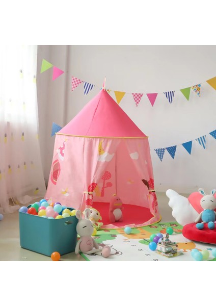 Çocuk Çadır Oyun Evi Kapalı Kale Oyuncak Kulübe Erkek ve Kadın Bebek Oyuncak (Yurt Dışından) fırsatları