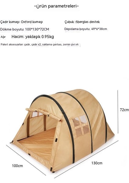 Çocuk Çadırı Açık Taşınabilir Kamp (Yurt Dışından)