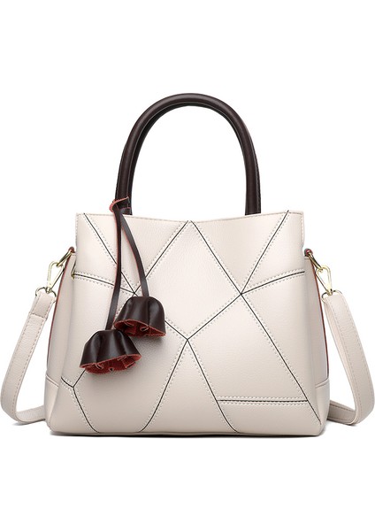 Çanta Kadın Çanta 2023 Yeni Tek Omuz Crossbody Çanta Avrupa ve Amerikan Moda Büyük Kapasiteli Tote Çanta (Yurt Dışından)