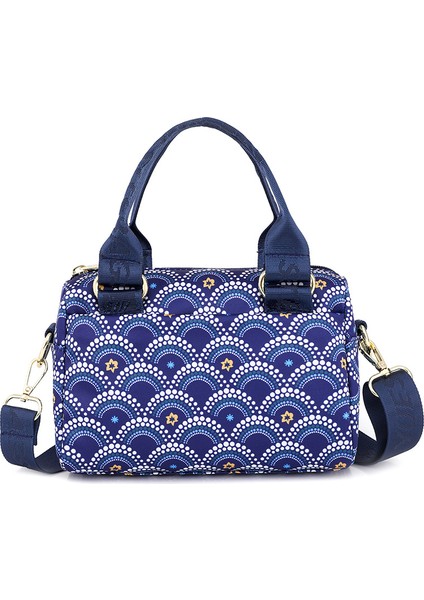 Edebiyat ve Sanat 2023 Yeni Moda Tek Omuz Kadın Çantası Moda Baskılı Anne Çantası Büyük Kapasiteli Taşınabilir Crossbody Çantası (Yurt Dışından)