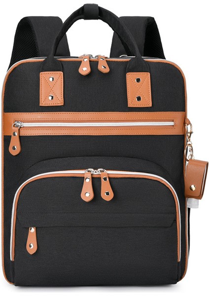 Sıcak Satış Mumya Çantası Çok Fonksiyonlu Büyük Kapasiteli Çok Bölmeli Çift Omuzlu Anne Bebek Çantası Su Geçirmez USB Şarj Anne Çantası (Yurt Dışından)
