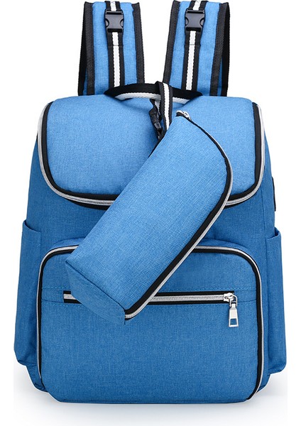 Çok Amaçlı Büyük Kapasiteli Moda Anne Çantası Yeni Dışarı Hafif Bebek Bebek Çantası Sırt Çantası (Yurt Dışından)