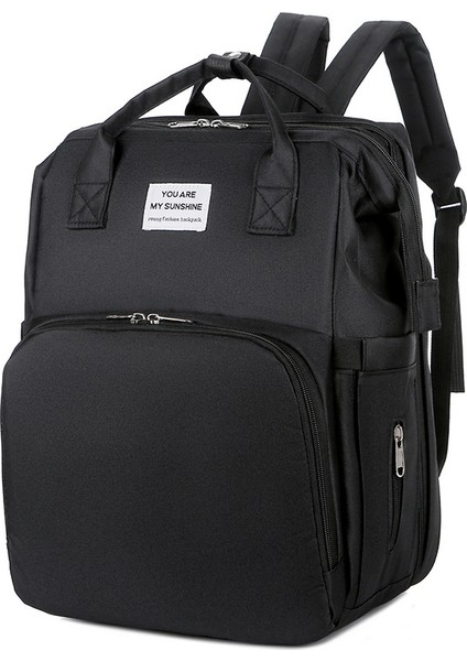 Çok Fonksiyonlu Katlanabilir Yatak Mumya Çanta Beşik Basitleştirilmiş Versiyonu Omuzlu Anne Bebek Çantası Yatak Bebek Çantası (Yurt Dışından)