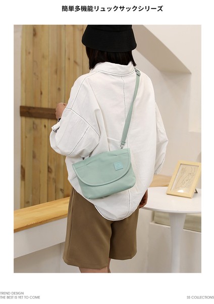 Crossbody Çanta Kadın Moda Rahat Vahşi Omuz Çantası Basit Hafif Gelgit Serin Çanta Büyük Kapasiteli Su Geçirmez Banliyö Çanta (Yurt Dışından) modelleri