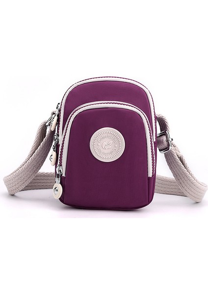 Kadın Cep Telefonu Çantası Japon Tarzı Basit Taşınabilir Para Anahtar Çantası Rahat Omuz Crossbody Çanta (Yurt Dışından)
