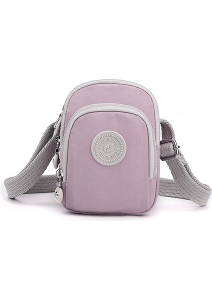 Kadın Cep Telefonu Çantası Japon Tarzı Basit Taşınabilir Para Anahtar Çantası Rahat Omuz Crossbody Çanta (Yurt Dışından)