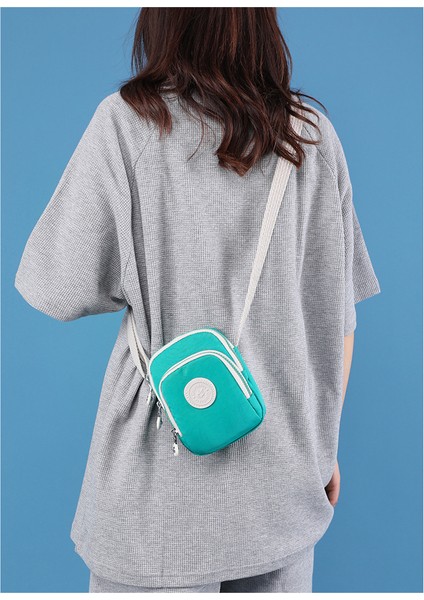 Kadın Cep Telefonu Çantası Japon Tarzı Basit Taşınabilir Para Anahtar Çantası Rahat Omuz Crossbody Çanta (Yurt Dışından) modelleri