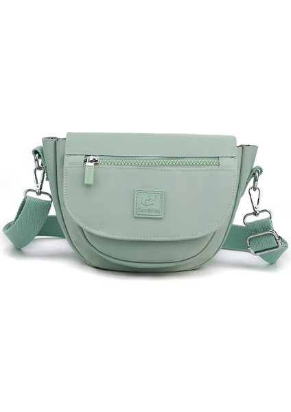 Crossbody Çanta Kadın Kore Moda Vahşi Omuz Çantası Su Sıçramasına Dayanıklı Naylon Ruj Bozuk Para Cüzdanı (Yurt Dışından)