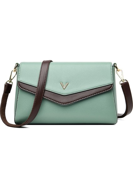 Çanta 2023 Yeni Moda Crossbody Çanta Küçük Kare Çanta Gelgit Gelişmiş Sense Kore Retro Vahşi Omuz Çantası Kadın Çantası (Yurt Dışından)