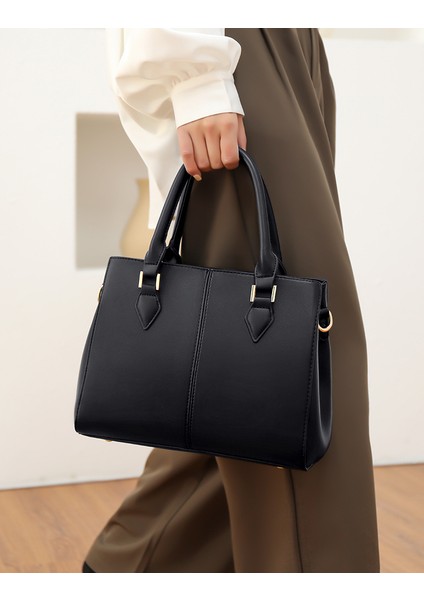 Bayan Çanta 2023 Yeni Yüksek Kaliteli Büyük Kapasiteli Messenger Çanta Avrupa ve Amerikan Moda Handbag Çanta (Yurt Dışından) modelleri