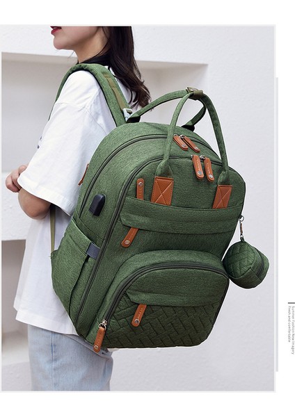 Anne ve Bebek Çantası Çok Fonksiyonlu USB Şarj Kılıfı Rot Kolu Kuru ve Islak Ayırma Anne Paketi Su Geçirmez Mummy Bag (Yurt Dışından) fiyatları