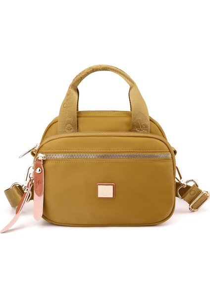 Yeni Bayan Moda Omuz Çantası Moda Basit Çok Katmanlı Messenger Çanta Anti-Sıçrama Naylon Çanta (Yurt Dışından)