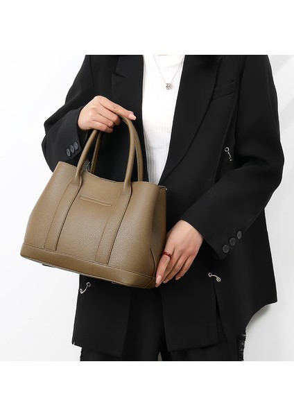 Yeni Çanta Basit Yaz Tote Çanta Kadın Çantası Avrupa ve Amerikan Moda Banliyö Büyük Kapasiteli Çanta Omuz Çapraz Çanta (Yurt Dışından) modelleri