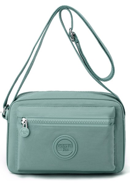 Yeni Makaron Renkli Omuz Çantası Bayan Moda Trend Crossbody Çanta Çok Katlı Cep Telefonu Çantası (Yurt Dışından)