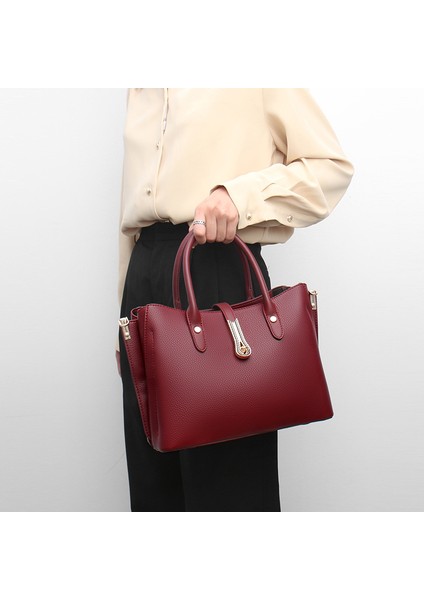 Bayan Büyük Çanta 2023 Yeni Avrupa ve Amerikan Moda Büyük Kapasiteli Tek Omuz Çapraz Taşıma Çantası (Yurt Dışından) fırsatları