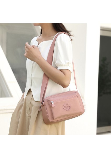 Yeni Makaron Renkli Omuz Çantası Bayan Moda Trend Crossbody Çanta Çok Katlı Cep Telefonu Çantası (Yurt Dışından) fiyatları