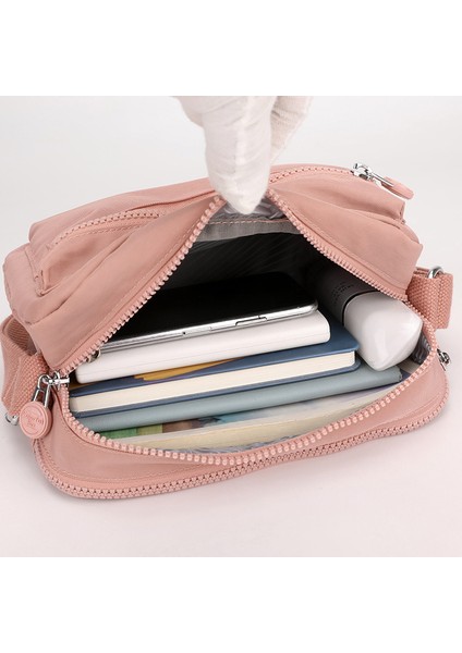 Yeni Makaron Renkli Omuz Çantası Bayan Moda Trend Crossbody Çanta Çok Katlı Cep Telefonu Çantası (Yurt Dışından) fırsatları