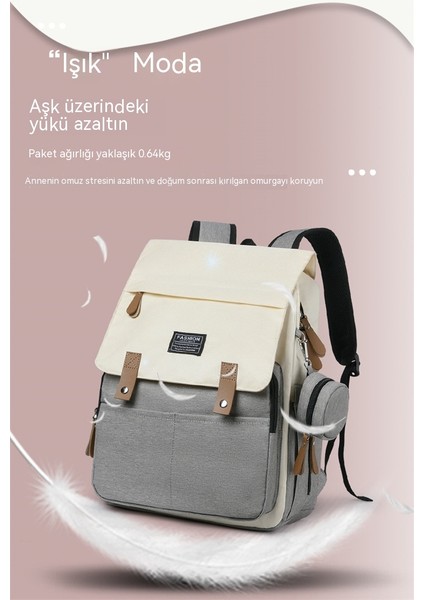 Çok Fonksiyonlu Anne Çantası Taşınabilir 2023 Yeni Anne ve Bebek Çantası Baharatlı Anne Anne Seyahat Için Bir Zorunluluktur (Yurt Dışından) fırsatları