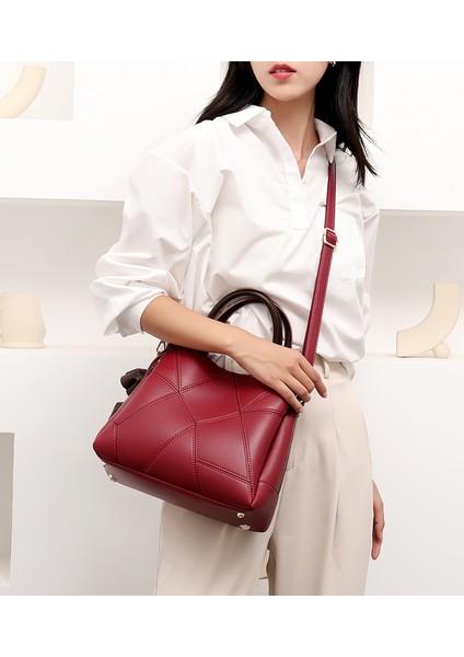 Çanta Kadın Çanta 2023 Yeni Tek Omuz Crossbody Çanta Avrupa ve Amerikan Moda Büyük Kapasiteli Tote Çanta (Yurt Dışından) fiyatları