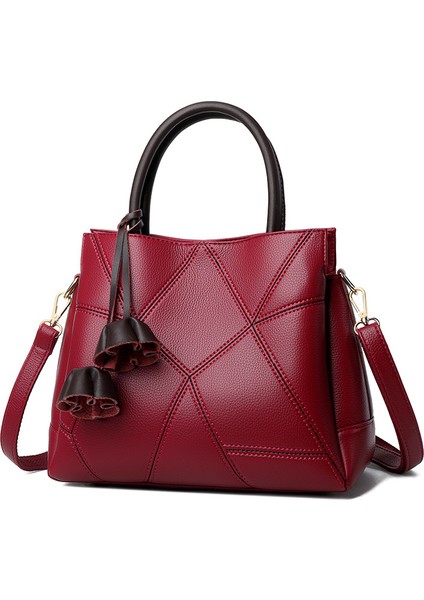 Çanta Kadın Çanta 2023 Yeni Tek Omuz Crossbody Çanta Avrupa ve Amerikan Moda Büyük Kapasiteli Tote Çanta (Yurt Dışından) fırsatları