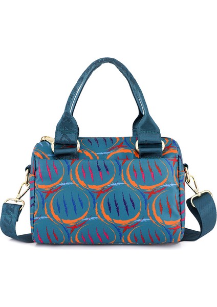 Edebiyat ve Sanat 2023 Yeni Moda Tek Omuz Kadın Çantası Moda Baskılı Anne Çantası Büyük Kapasiteli Taşınabilir Crossbody Çantası (Yurt Dışından)