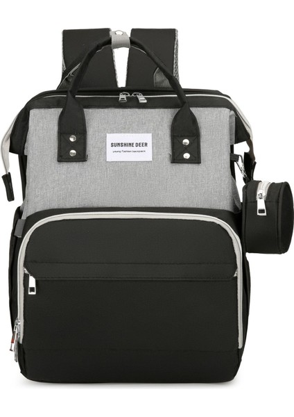 Mumya Çanta Yatak Çantası Çok Fonksiyonlu Taşınabilir Süt Saklama Yalıtım Çantası 2023 Yeni Sıcak Anne Seyahat Esastır (Yurt Dışından)