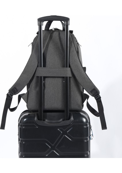 Yüksek Dereceli Su Geçirmez Açık Omuz Mumya Çantası Çok Fonksiyonlu Büyük Kapasiteli Çift Fermuarlı Tam Açık Anne ve Bebek Sırt Çantası Bebek Bezi Çantası (Yurt Dışından) fiyatları