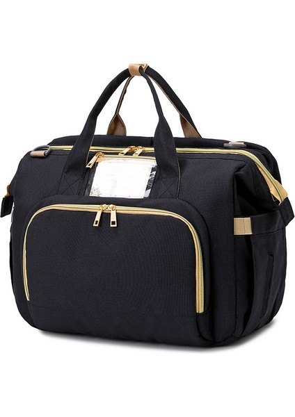 Anne Çantası Taşınabilir Çapraz Çapraz Anne ve Bebek Çanta Çok Fonksiyonlu Taşınabilir Genişlik Yatak Anne Çıkış Çanta Bebek Çanta (Yurt Dışından)