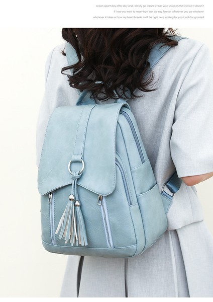Backpack Bag Sırt Çantası Kadın Yeni Rahat Vahşi Küçük Sırt Çantası Kadın Bayan Sırt Çantası (Yurt Dışından) fiyatları