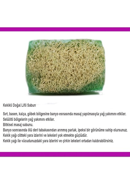 Kabak Lifli Kekikli Doğal Sabun