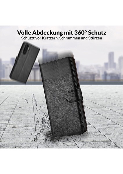 Samsung Galaxy M34 Kılıf Kamera Korumalı 360 Tam Kaplar Deri Dokulu Cüzdan Karlık Bölmeli Kapaklı Standlı modelleri