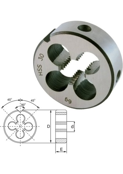 Makina Takım Pafta Lokması 20MM