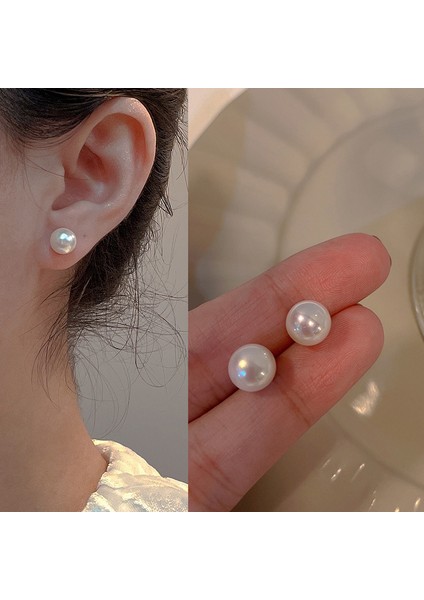 Tatlı Su Kültürlü Inciler Saplama Küpe Kadınlar Için Barok Küpe, Zarif Nişan Düğün Takısı (Yurt Dışından)