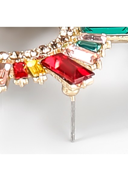 Yaratıcı Kişilik Alaşım Elmas Taklidi Ayçiçeği Küpe Kadın Moda Basit Süper Flaş Küpeler, 1 Çift, Gül Kırmızı (Yurt Dışından) fırsatları