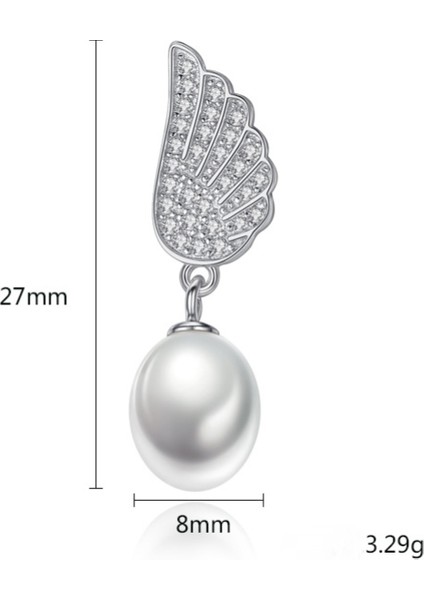 Wings Inci Küpe S925 Gümüş Tatlı Su Inci Küpe (Yurt Dışından) modelleri